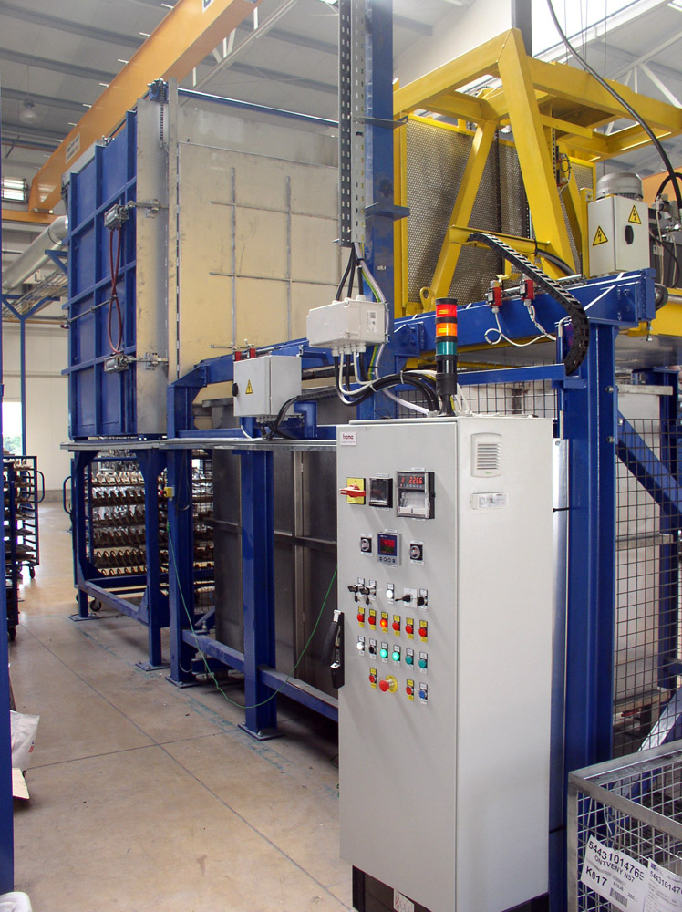 Frama vente et fabrication de fours industriels de trempe horizontal automatique